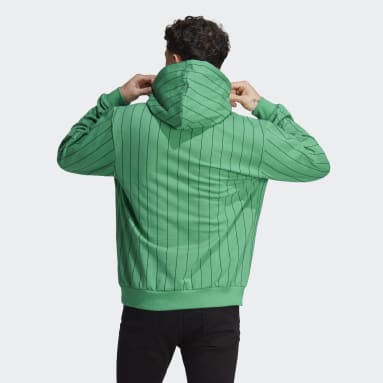 Sudadera con capucha Pinstripe Fleece Verde Hombre Sportswear