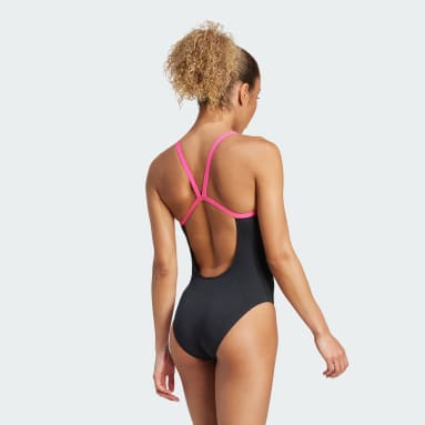 Traje de Natación con Tirantes Delgadas y Espalda en V