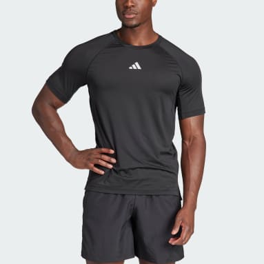 adidas Men's Training Techfit Base Tee, Black, X-Large, Shirts -   Canada