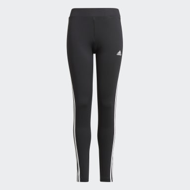 Legging Designed 2 Move 3-Stripes Preto Meninas Sportswear