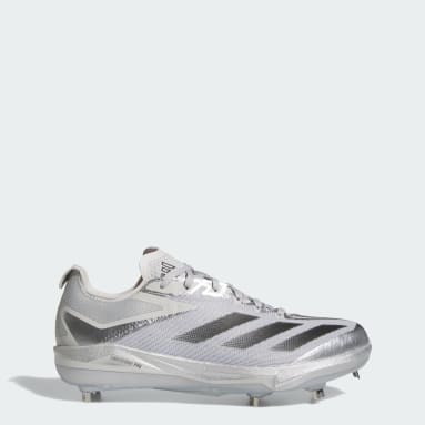 Adizero Electric+ Silver Speed Baseball Cleats