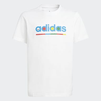 Polo Estampado adidas x LEGO® Blanco Niño Sportswear