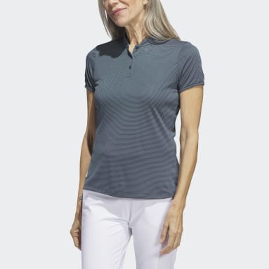 Women Golf Turquoise Essentials Dot Polo Shirt