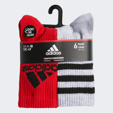 Chaussettes rembourrées Mixed (6 paires) rouge Adolescents 8-16 Years Entraînement