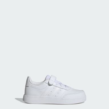 Adidas kids white shoes hot sale