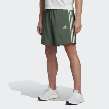 Heren Sportswear Groen AEROREADY Essentials Chelsea 3-Stripes Short