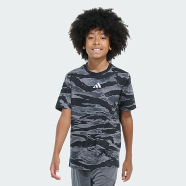 Short Sleeve Tiger Camo-Print Tee