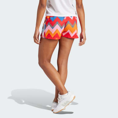 Shorts Pacer adidas x FARM Rio Rojo Mujer Training