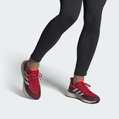 adidas Run Fast Camiseta Running Mujer - Semi Turbo/Bright Red