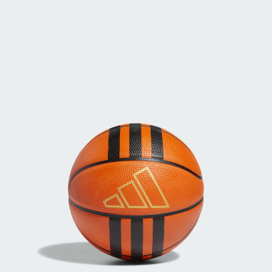 Basketball Orange 3-Stripes Rubber Mini Basketball