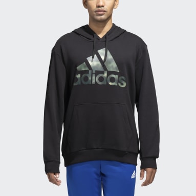 adidas Men's M Bl Ft Hd Tracksuit, Top:medium Grey Heather/Black  Bottom:black/White, S UK : Amazon.co.uk: Fashion