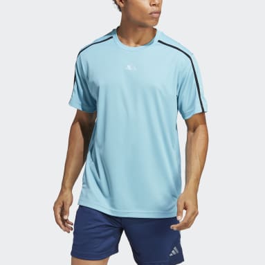 Camiseta Workout Base Azul Hombre Training
