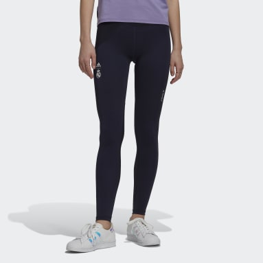 Adidas Leggings Damen - 3S blau ADIDAS - DECATHLON