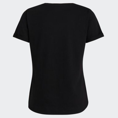 Youth Yoga Black Roll Sleeve Tee (Extended Size)