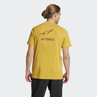 Playera Estampada Terrex MTN 2.0 Amarillo Hombre TERREX