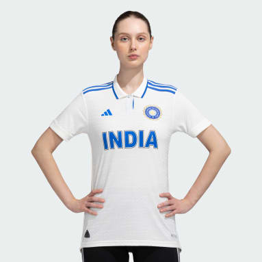 CAMISETA CRICKET TEST MATCH Blanco Mujer Crícket