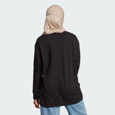 CAMISETA MANGA LARGA ADICOLOR CLASSICS Negro Mujer Originals