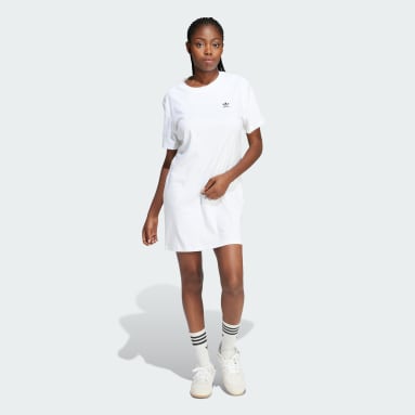 adidas originals バルーンワンピース ホワイト adidas originals バルーンワンピース ホワイト (adidas