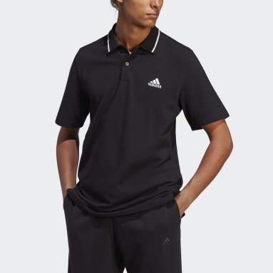 Muži Sportswear čierna Polokošeľa Essentials Piqué Small Logo