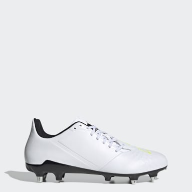 Rugby White Malice Elite Boots SG