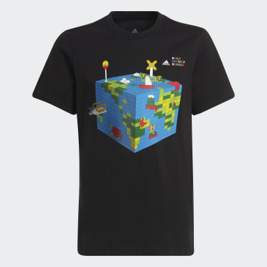 Kinder Sportswear adidas x LEGO Play Graphic T-Shirt Schwarz