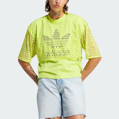 Women Originals Yellow Big Logo Tee