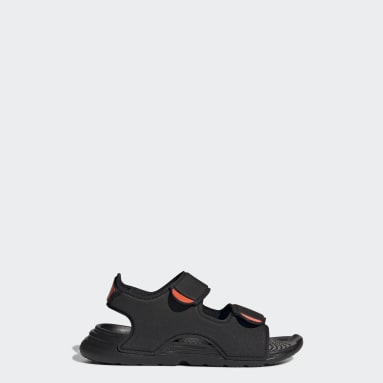 Kids Sportswear Black Swim Sandals