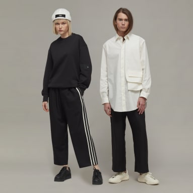 Pantalón Sport Uniform Straight-Leg 3 Rayas Y-3 Negro Y-3