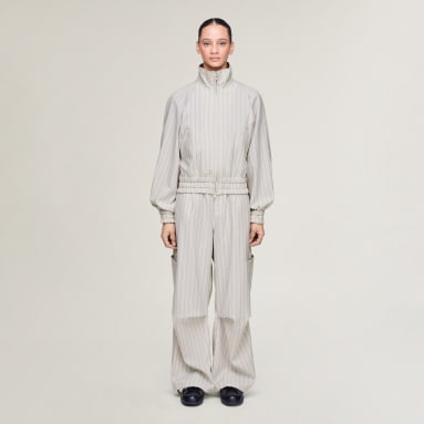 Y-3 PINSTRIPE UT STRAIGHT LEG PANTS