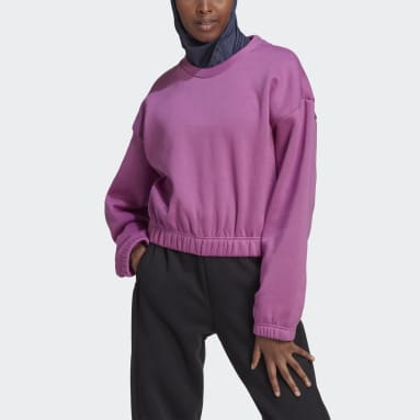 Sweat-shirt coupe ample Studio Lounge Pourpre Femmes Sportswear