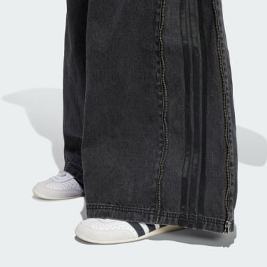 Adilenium Season 3 Zip Washed Denim Pants