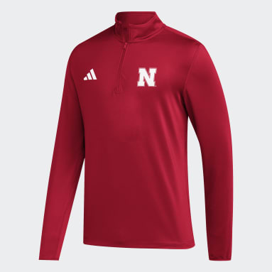 Men's Training Red Nebraska Long Sleeve Sweatshirt