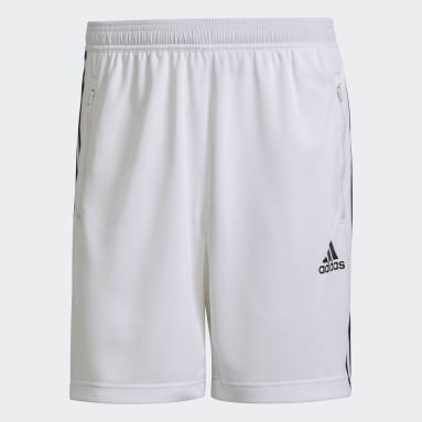 Men's Training White Primeblue Designed 2 Move Sport 3-Stripes Shorts