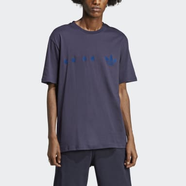 Remera Estampada adidas RIFTA City Boy Azul Hombre Originals