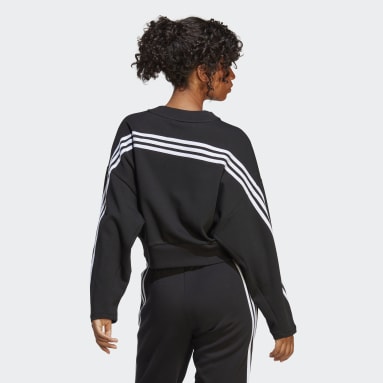 Future Icons 3-Stripes Genser Svart