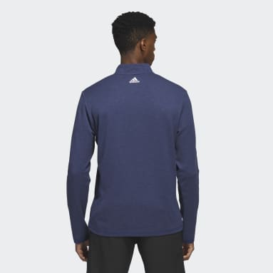 Haut 3-Stripes Quarter-Zip Bleu Hommes Golf