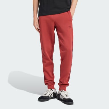 Adidas red joggers mens new arrivals