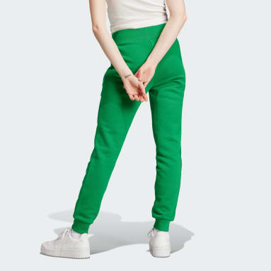 Ženy Originals zelená Kalhoty Adicolor Essentials Slim
