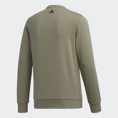 Men Sportswear Green Must Haves French Terry Badge of Sport Sweatshirt
