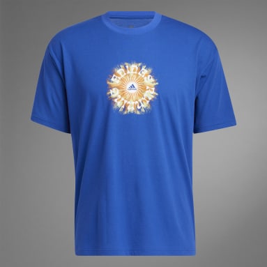 Running Running Graphic T-Shirt – Genderneutral Blau