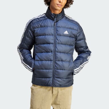 Men Sportswear Blue Essentials 3-Stripes Light Down Jacket