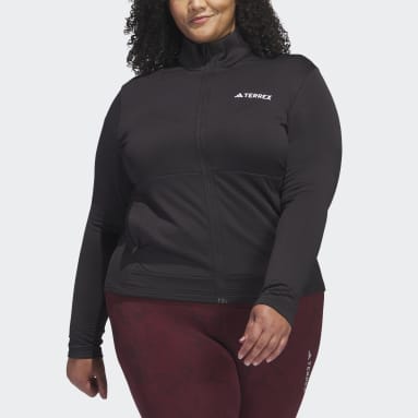 Women's TERREX Black Terrex Multi Light Fleece Full-Zip Jacket (Plus Size)