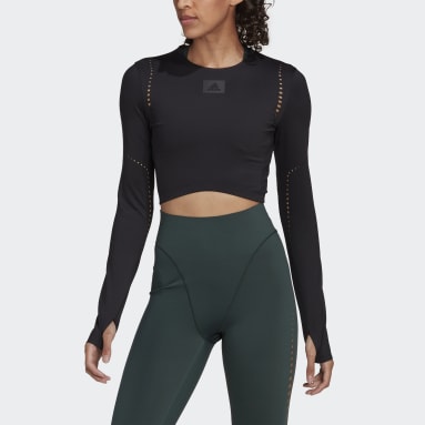 Remera Best of adidas Manga Larga Negro Mujer Training