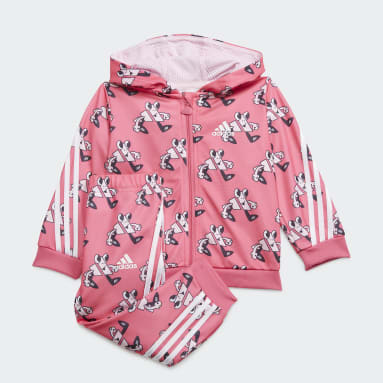 Kinder Sportswear Future Icons Shiny Allover Print Jogginganzug – Genderneutral Rosa