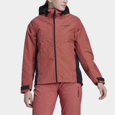 Frauen TERREX TERREX GORE-TEX Paclite Regenjacke Rot