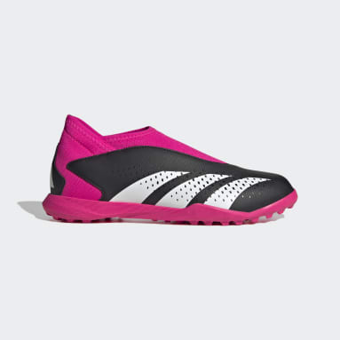 Botas de Futebol sem Atacadores Predator Accuracy.3 – Piso sintético Preto Criança Futebol