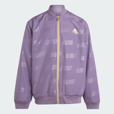 Veste réversible Brand Love Gold Enfants Pourpre Adolescents 8-16 Years Sportswear