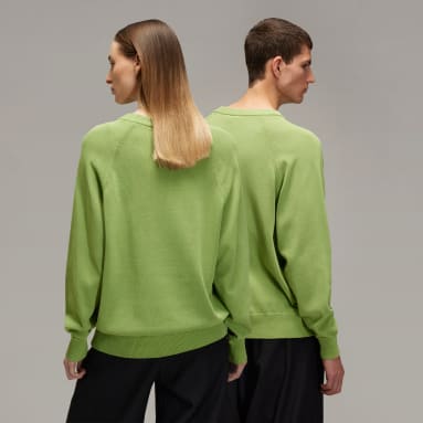 เสื้อกันหนาวคอกลมผ้าถักโลโก้ Y-3