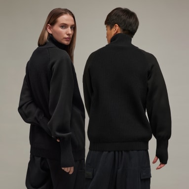 Y-3 Y-3 Funnel-Neck Knit Sweatjacke Schwarz