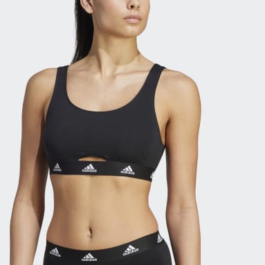 Bralette en coton Active Comfort noir Femmes Entraînement